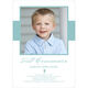 Blue Banner First Communion Photo Invitations Image 5 of 5